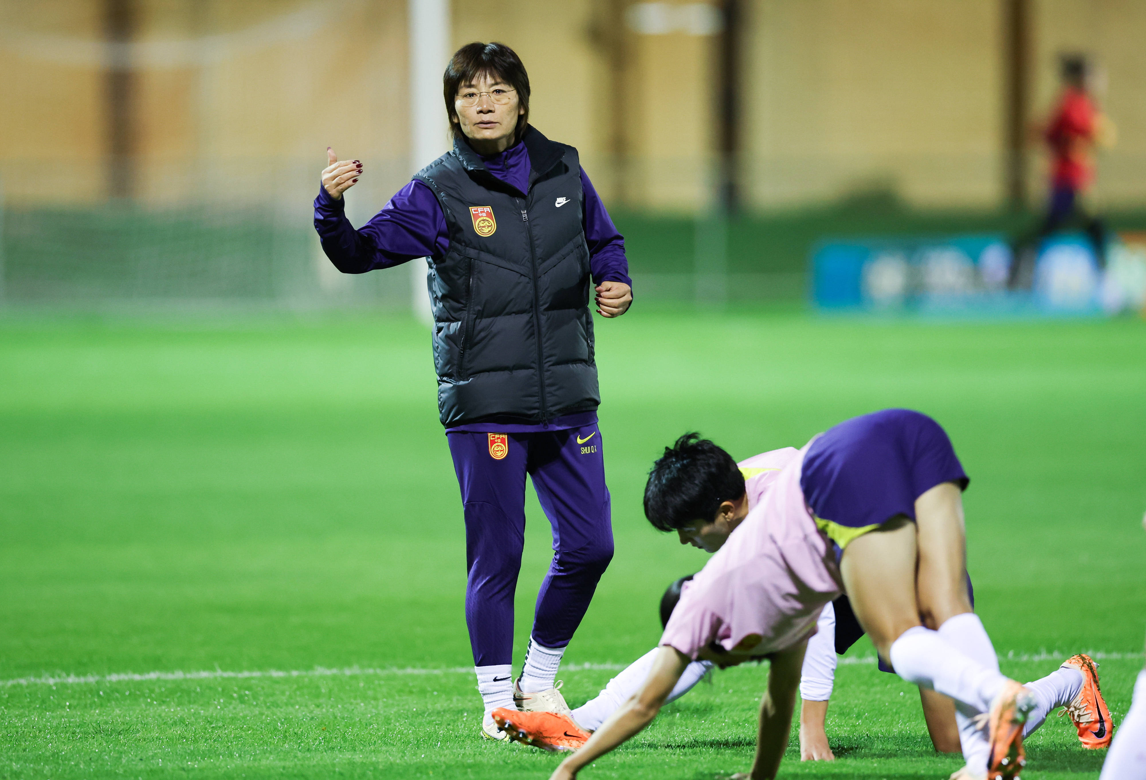 中国女足备战世界杯，训练加紧进行
